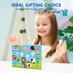 JOYIN 12 Wooden Magnet Creativity Arts & Crafts Painting Kit for Kids, Decorate Your Own Painting Gift for Halloween Crafts, Birthday Parties and Family Crafts, Party Favors for Boys Girls - Image 7