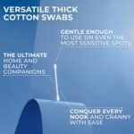 Q-tips Cotton Swabs 30 Count 10-Pack – Travel-Size Q-tips with Soft Tips, Makeup Tools, Beauty, Personal Care & Household Essentials - Image 8