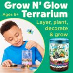 Creativity for Kids Grow 'N Glow Terrarium Kit - Educational Science Kits| Holiday Stocking Stuffers for Kids Gifts for Boys and Girls| Craft and STEM Projects (Ages 6+) - Image 3