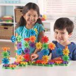 Learning Resources Gears! Gears! Gears! 100-Piece Deluxe Building Set -STEM Activities, Fine Motor Skills, Toddler Explorer Kit, Science and Construction, Boys and Girls Gifts - Image 3