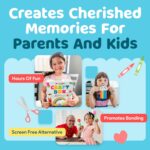 Craft Box for Kids - 10 Creative Arts and Crafts for Kids Ages 4-8, Fun, No Mess Educational Preschool & Homeschool Art Projects, Toddler Crafts Kit Supplies, Christmas Gift for Girls and Boys - Image 7