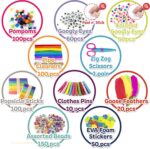 Olly Kids Craft Kits Library in a Plastic Craft Box Organizer- Craft and Art Supplies for Kids Ages 4 5 6 7 8 9 10 11 &12 Year Old Boys & Girls - Image 3