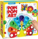 Dan&Darci Pom Pom Arts & Crafts Kit for Toddlers - Art Activity Craft for Little Boys & Girls Ages 3-6 Years Old Kids Sensory Activities - Builds Fine Motor Skills & Hand-Eye Coordination - Image 7