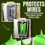 Buddy Tools Mark N Guard, Set of 5 - Drywall Outlet Marker for Finishing - Protects Wires During Sheetrock Installation - Drywall Tools for Electrical Outlet Marking - Electrical Box Locator - Image 5