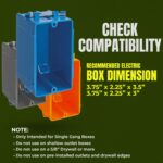 Buddy Tools Mark N Guard, Set of 5 - Drywall Outlet Marker for Finishing - Protects Wires During Sheetrock Installation - Drywall Tools for Electrical Outlet Marking - Electrical Box Locator - Image 8