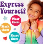 Creativity for Kids Rainbow Bead Jar Jewelry Making Kit: Makes 40+ Friendship Bracelets, DIY Holiday Stocking Stuffers Crafts for Girls, Easter Basket Stuffers for Kids (Ages 6+) - Image 4