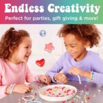 Creativity for Kids Rainbow Bead Jar Jewelry Making Kit: Makes 40+ Friendship Bracelets, DIY Holiday Stocking Stuffers Crafts for Girls, Easter Basket Stuffers for Kids (Ages 6+) - Image 6