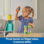 Learning Resources Sensory Trio Fidget Tubes - Bottles For Toddler, Kids Travel Essentials Toys, Fine Motor Skills Gifts, Calm Down Corner Supplies, Bin Activities - Image 3