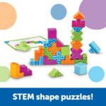 Learning Resources STEM Explorers Brainometry - 3d Puzzle, Brain Games, Brainteaser, Building Logic Toys, Gifts For Boys and Girls, Fine Motor Skills , Pattern Blocks, Math Manipulatives - Image 3