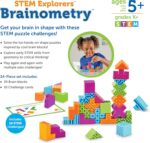 Learning Resources STEM Explorers Brainometry - 3d Puzzle, Brain Games, Brainteaser, Building Logic Toys, Gifts For Boys and Girls, Fine Motor Skills , Pattern Blocks, Math Manipulatives - Image 6