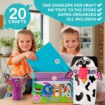 Craftikit® 20 Award-Winning Animal Toddler Arts and Crafts for Kids Ages 3-10 Years, All-Inclusive Animal Craft Kits, Fun Toddler Craft Box for Girls, Boys in Preschool - Image 4
