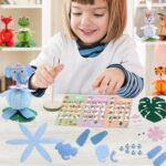 Coola Craft Kits for Kids Felt Animal Toddler Craft - 6Pack Art and Craft DIY Early Educational Toys Suitable Need Best Gift for Kids Age 3-6,7,8,9 - Image 5