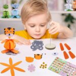 Coola Craft Kits for Kids Felt Animal Toddler Craft - 6Pack Art and Craft DIY Early Educational Toys Suitable Need Best Gift for Kids Age 3-6,7,8,9 - Image 6