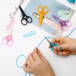 5 Pcs Mini Travel Scissors with Protective Covers - Stainless Steel Small Craft Scissors for Knitting, Sewing, and Paper Cutting - Straight Fine Tips Design - Image 4