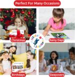 Little Jupiter DIY Pom Pom Art - Makes 10 Art Pieces -Boy & Girl for Age 3-5 - Toddler Kids Crafts 3-5 Activities - Arts and Crafts (Set4) - Image 7