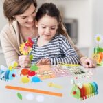 Coola Craft Kit for Kids 4-8, Arts and Crafts for Kids, Felt Animal Toddler Craft 8PC, Sewing Crafts, Girls Boys Beginners DIY Gift Educational Toys Include Bee Ladybug Snail Caterpillar - Image 7