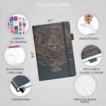Legend Planner – Weekly & Monthly Life Planner to Hit Your Goals & Live Happier. Organizer Notebook & Productivity Journal. A5 (Mystic Gray) - Image 3