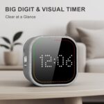 REACHER Fast Custom Pomodoro Timer Cube | Productivity Timer | Small Visual Cube | Silent, Vibrate Reminder | Adjustable Sound Alert | Magnetic, Visual Countdown | for ADHD, Study, Kitchen, Classroom - Image 6