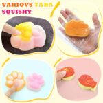 Taba Squishy Kit - 18OZ Rubber Squishys Kit with Guided, Make Your Own Squishies Kit - FuFu Squishy Kit with Mold, Flocking Powder - Stress Relief Entertainment - Image 6