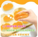 Taba Squishy Kit - 18OZ Rubber Squishys Kit with Guided, Make Your Own Squishies Kit - FuFu Squishy Kit with Mold, Flocking Powder - Stress Relief Entertainment - Image 7