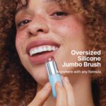 fwee Silicone Jumbo Makeup Brush | Multi-Use Applicator with Soft Silicone Tip & Portable Cap | Travel Makeup Brush with Lid for Lips, Blush, Contour and Face - Image 3