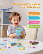 Talking Flash Cards for Toddlers 1 2 3 4 Year Olds, Montessori Language Learning with 224 Words, Pocket Speech Therapy and Autism Playthings, Children's Sensory Educational Device - Image 4
