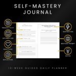 Self-Mastery Journal for Men - Gratitude Journals – 5 Minute Journal - Reflection Manifestation Journals for Mindfulness – Self Care Journal – Goal / Guided Gratitude Journal for Women & Men - Image 3