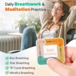 Sensory Strips for Anxiety Calming Stickers, 36Pcs 2 Textured for Mood Calming, Breathing Mindfulness Fidget Sticker for Kids, Anxiety Relief at Office & Classroom Desk - Image 3