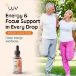LUV health Flow Drops® – Energy Supplement for Focus, Mental Clarity & Immune Support - Adaptogenic Mushrooms with Lion’s Mane, Cordyceps, Reishi, Chaga & Turkey Tail – Vegan, Made in USA 4-Pack - Image 4
