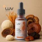 LUV health Flow Drops® – Energy Supplement for Focus, Mental Clarity & Immune Support - Adaptogenic Mushrooms with Lion’s Mane, Cordyceps, Reishi, Chaga & Turkey Tail – Vegan, Made in USA 4-Pack - Image 7
