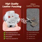 7Pcs Leather Craft Tools Precision Arc-Shaped Quarter Circle Punches Set & Edge Cutters for Belt, Wallet, and Bag Making (Sizes from 10mm to 40mm) - Image 6