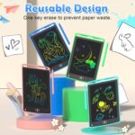 4 Pack LCD Writing Tablet for Kids, 8.5 Inch Colorful Doodle Board Drawing Tablet, Educational Learning Toys Birthday Gifts for Boys Girls Age 3 4 5 6 7 8 - Image 6