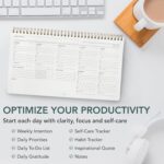 Zen & Flow - Undated Weekly Planner, Dashboard Desk Pad, To Do List Notepad, Productivity, Habit Tracker, Desk Notepad, Dashboard Planner - Image 3