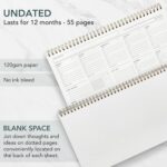 Zen & Flow - Undated Weekly Planner, Dashboard Desk Pad, To Do List Notepad, Productivity, Habit Tracker, Desk Notepad, Dashboard Planner - Image 5