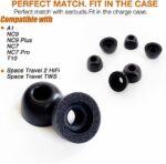 Memory Foam Ear Tips Replacement for TOZO A1/ NC7 / NC7 Pro / NC9 / NC9 Plus / T10 / Moondrop Space Travel TWS/Travel 2 HiFi Earbuds Earpad - Image 3