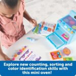 Learning Resources Sorting Sweets Mini Oven, Easy Bake Oven, Play Food, Kids Kitchen Playset, Pretend Play Toys, Mini Food, Sorting Toys, Montessori Cooking Set for Toddlers - Image 3