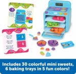 Learning Resources Sorting Sweets Mini Oven, Easy Bake Oven, Play Food, Kids Kitchen Playset, Pretend Play Toys, Mini Food, Sorting Toys, Montessori Cooking Set for Toddlers - Image 4
