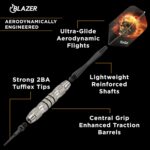 Fat Cat Blazer Soft Tip Darts with Storage/Travel Case, 16 Grams, Black - Image 3