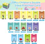 Talking Flash Cards,Kids Toddler Flash Cards with 240 Sight Words,Montessori Toys,Autism Sensory Toys,Speech Therapy,Learning Educational Gifts for Age 1 2 3 4 5 Years Old Boys and Girls - Image 3