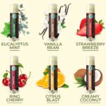 Earth's Daughter USDA Organic Lip Balm 6-Pack Stocking Stuffers - Fruit Flavors, Beeswax, Coconut Oil, Vitamin E - Best Lip Repair Chapstick for Dry Cracked Lips - Moisturizing Lip Care - Image 3