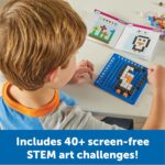 Learning Resources STEM Explorers Pixel Art Challenge - Math Puzzles, Pattern Blocks, Sensory Bin, Arts and Crafts, Math Manipulatives, Building Toys, Montessori - Image 5