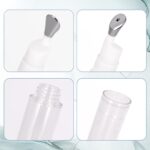 3Pcs 5/10/15ml Eye Gel Cream Container Flat Applicator Eye Cream Lip Gloss Airless Pump Travel Bottles with Metal Massage Tip Head - Image 8