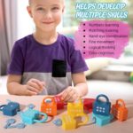 Kids Learning Locks with Keys Numbers Matching & Counting Montessori Educational Toys for Ages 3 4 5 Boys and Girls Preschool Games Gifts - Image 6