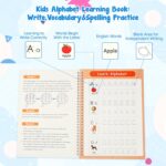 Magic Grooved Writing Books - Reusable Large 6-Calligraphy Practice Book Set for Kids Ages 3-10 - Preschool Learning Books & Christmas Educational Gifts - Image 6