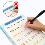 Magic Grooved Writing Books - Reusable Large 6-Calligraphy Practice Book Set for Kids Ages 3-10 - Preschool Learning Books & Christmas Educational Gifts - Image 7