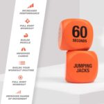 Phoenix Fitness Exercise Dice - Workout Dice Game for Cardio, HIIT Training and Exercise Classes - Training Includes Push Ups, Squats, Jumping Jacks, Crunches & Wildcard - Home and Gym - Image 8