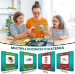 Paycheck to Billionaire: Master Financial Freedom - Smart Investing & Cost Management Board Game - Ideal for Game Night, Educational Play - Perfect for Boys and Girls Ages 8+, Adults and Family - Image 6