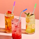 Lazycorner 16 Pcs Metal Straw Reusable 8.5" 10.5" 6mm Stainless Steel Straws for Kids,20oz-32oz, Silver Drinking Straws with Silicone Tips, 4 Straw Cleaner Brush, 1 Travel Case - Image 10