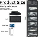 VOCHIC Money Wallet, Money Organizer for Cash with 6 Zippered Pocket Multipack Money Pouch, Cash Bill Organizer, Money Bag Small Travel Money Holder for Budgeting, Receipt and Tips - Image 4