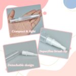 3 Pcs 5ml Travel Size Empty Cuticle Oil Pen, Leak-Proof Twist Pens with Brush Tip, Disposable Lip Gloss Wand DIY Nail Care Kit for Salon & On-the-Go (3 Pcs - 5ml) - Image 3